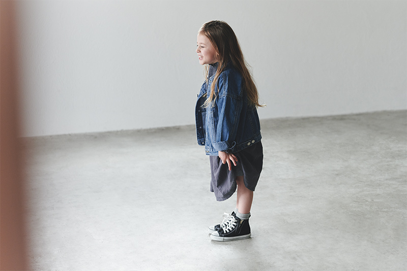 MARL MARL dress 3 shirring navy ワンピース dress 3 shirring navy | ギフト・スタイ・出産祝いのMARLMARL（マール