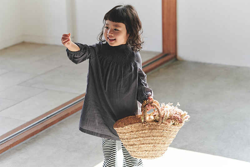 ワンピース・ドレスdress 3 shirring navy