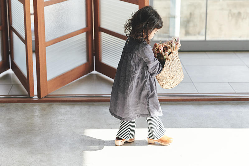 MARL MARL dress 3 shirring navy ワンピース dress 3 shirring navy | ギフト・スタイ・出産祝いのMARLMARL（マール