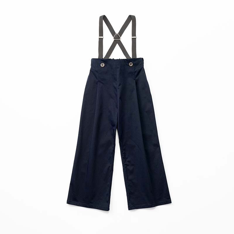 MARLMARL slacks 3 サスペンダー付き swanky navy slacks swanky navy | ギフト・スタイ・出産祝いのMARLMARL（マール