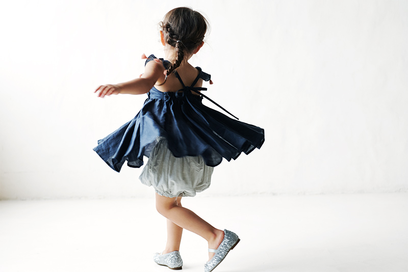 loisir sun dress navy | ギフト・スタイ・出産祝いのMARLMARL（マール