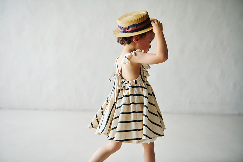loisir sun dress stripe | ギフト・スタイ・出産祝いのMARLMARL
