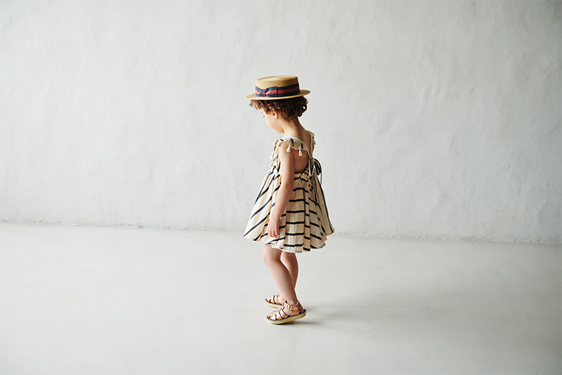 ワンピース MARLMARL loisir sun dress 3 stripe loisir sun dress 3 stripe | ギフト・スタイ・出産祝いのMARLMARL