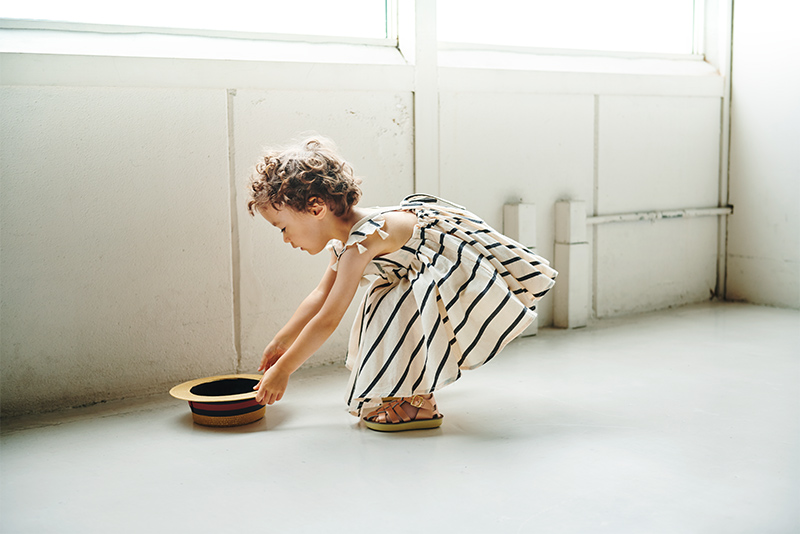 ワンピース・ドレスloisir sun dress 3 stripe