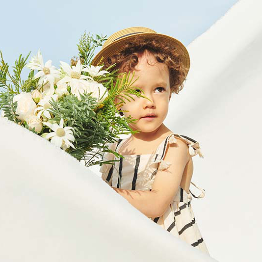 loisir sun dress 3 stripe