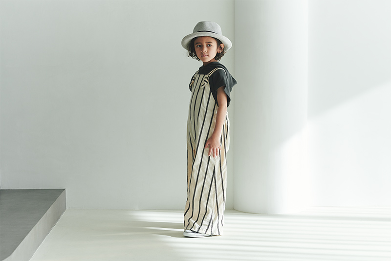 loisir salopette 3 stripe | ギフト・スタイ・出産祝いのMARLMARL