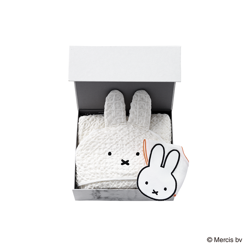 スタイ＋フード付きタオル