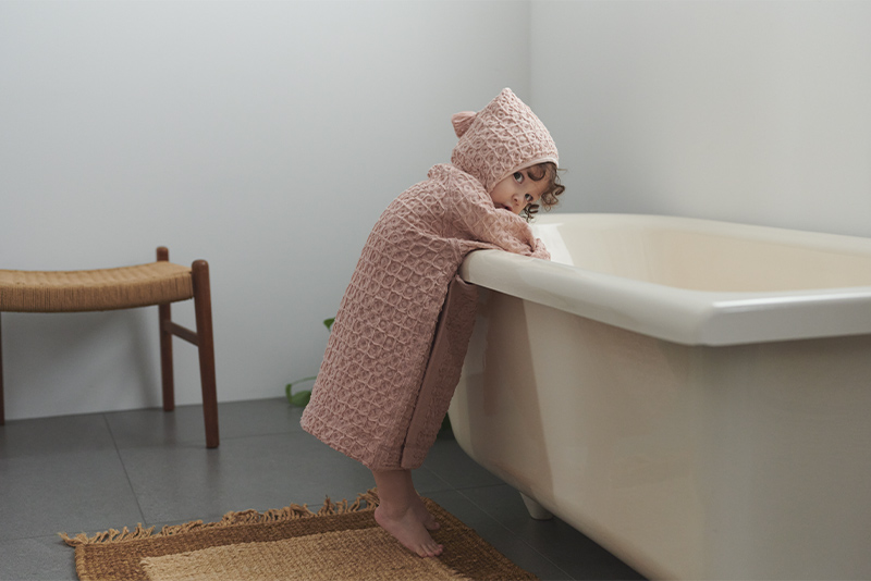 タオルhooded bathrobe 2 apricot
