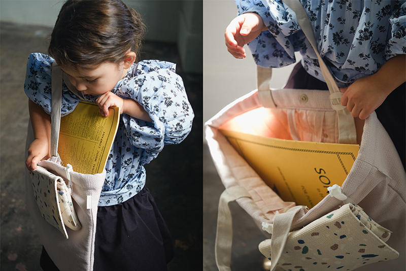 tote bag 7 trail navy | ギフト・スタイ・出産祝いのMARLMARL（マール