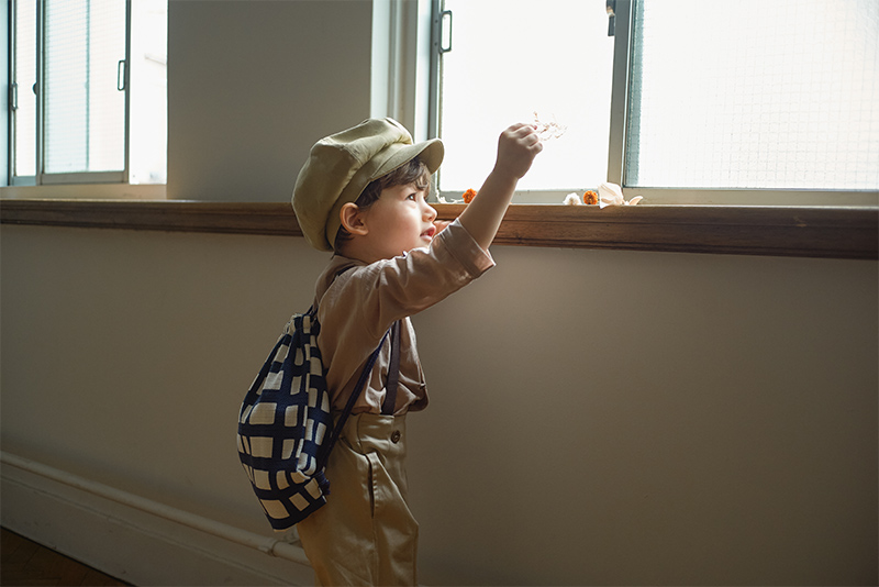 backpack 5 terrazo blue | ギフト・スタイ・出産祝いのMARLMARL