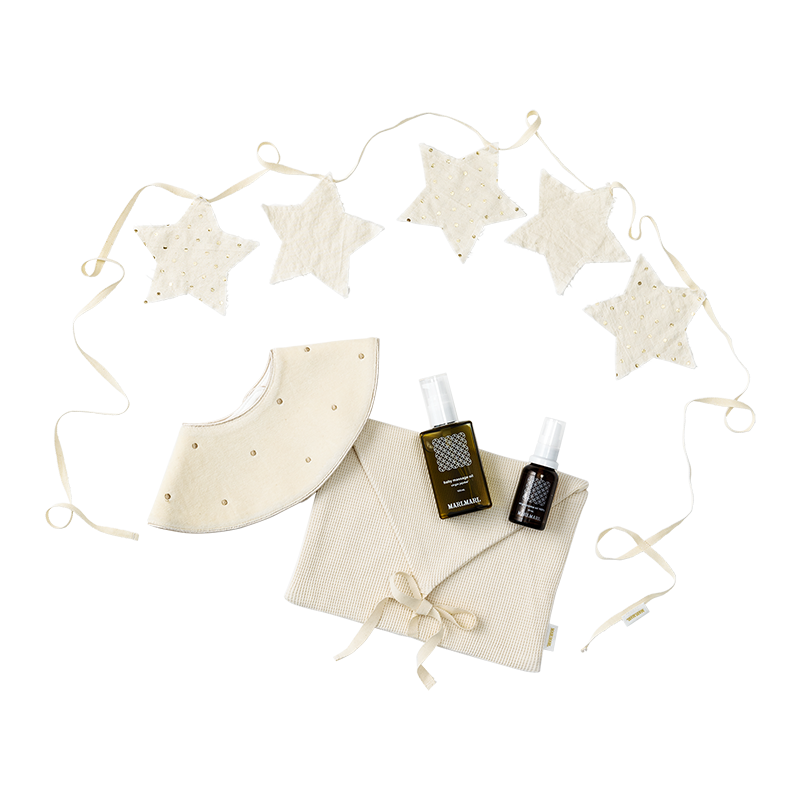 マールマール スタイ（名入れ刺しゅう可）＋ブランケット）