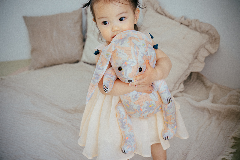 ぬいぐるみBFF+ 6 bunny lily pink