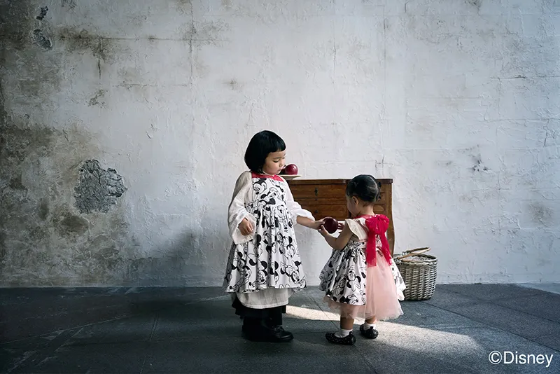 マールマール お食事エプロン bouquet / Minnie