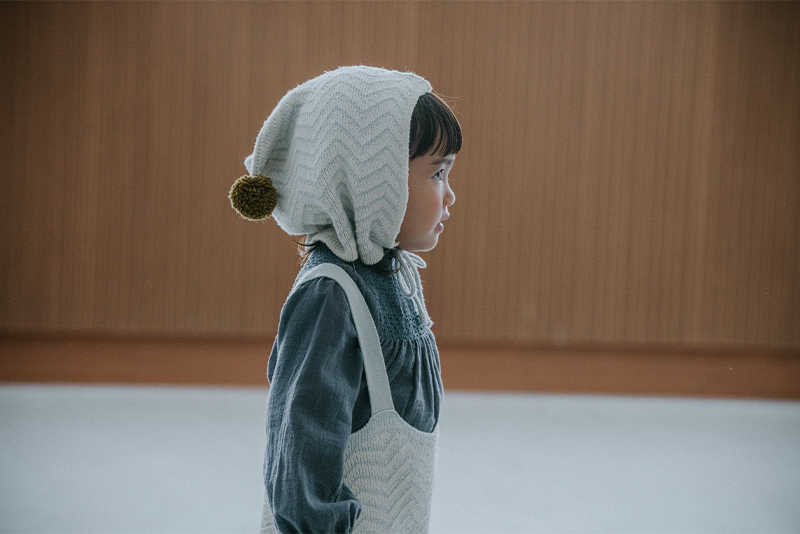knit bonnet 6 yamaji mizu | ギフト・スタイ・出産祝いのMARLMARL 