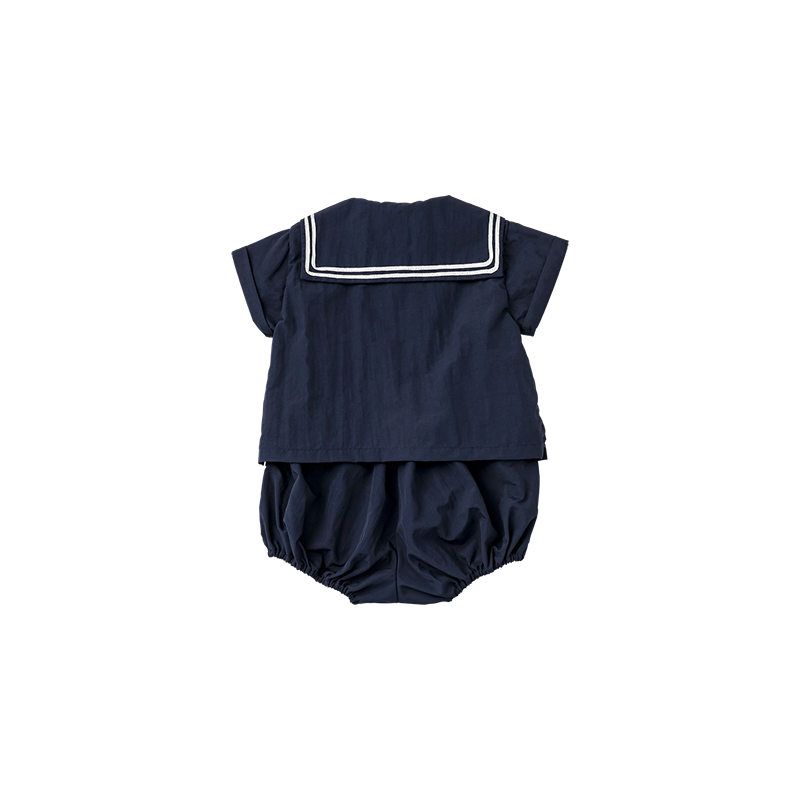 paddle rompers navy | ギフト・スタイ・出産祝いのMARLMARL（マール