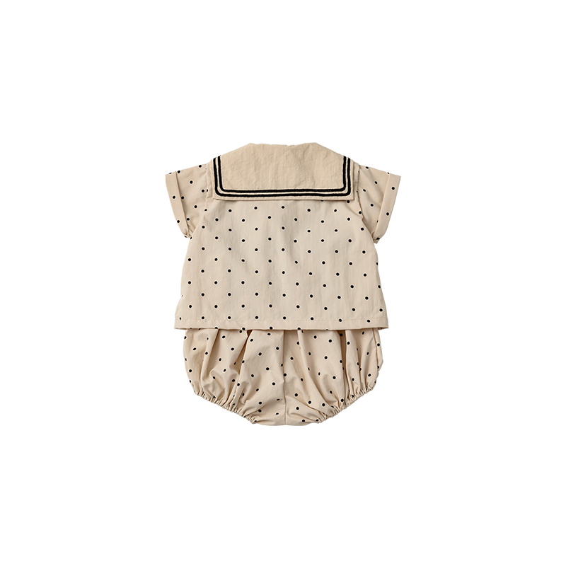 marlmarl プレイウェア　paddle rompers pindot paddle rompers pindot | ギフト・スタイ・出産祝いのMARLMARL（マール
