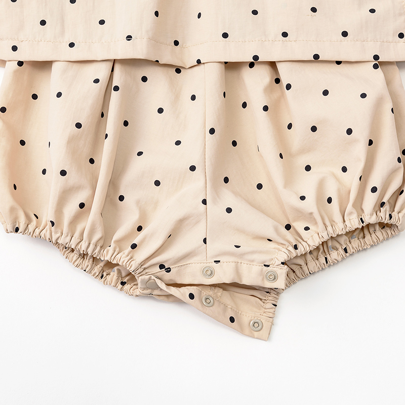 marlmarl プレイウェア　paddle rompers pindot paddle rompers pindot | ギフト・スタイ・出産祝いのMARLMARL（マール