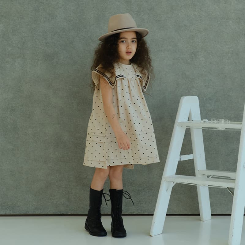 paddle dress 3 pindot | ギフト・スタイ・出産祝いのMARLMARL（マール