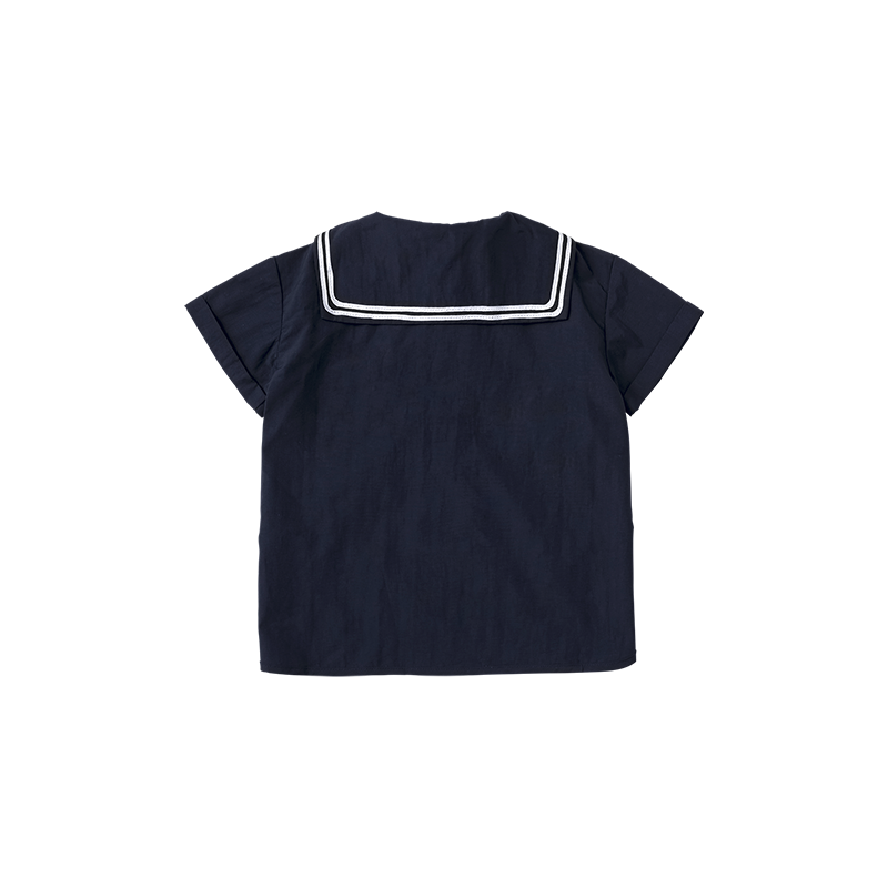 MARL MARL 新品未使用 paddle shirts 2 navy | ギフト・スタイ・出産祝いのMARLMARL（マール