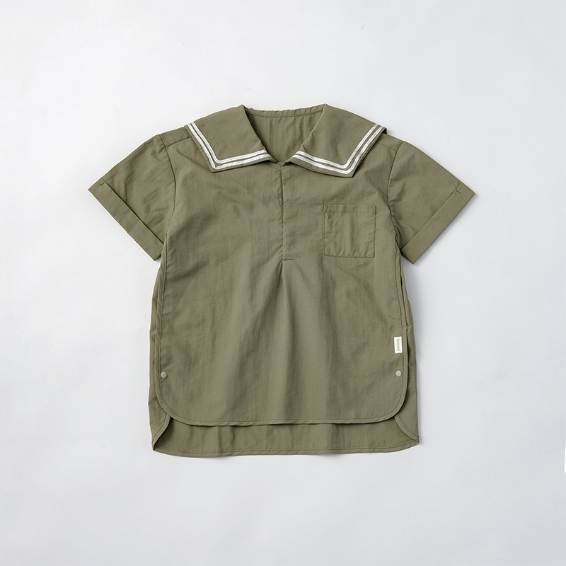 MARL MARL 新品未使用 paddle shirts 3 olive | ギフト・スタイ・出産祝いのMARLMARL（マール