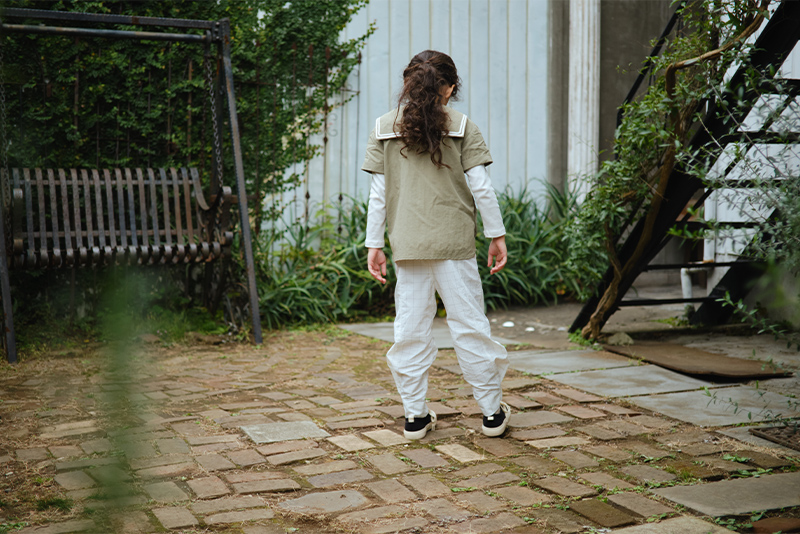 paddle slacks 1 graph white | ギフト・スタイ・出産祝いのMARLMARL
