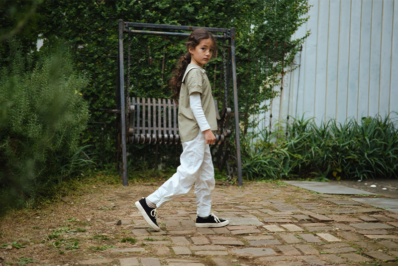 paddle slacks 1 graph white | ギフト・スタイ・出産祝いのMARLMARL