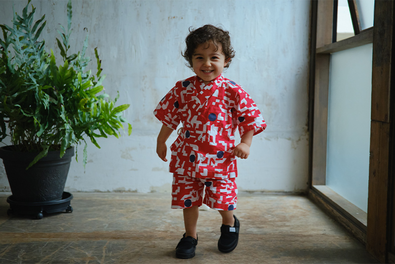 jinbei 1 kiriko beni | ギフト・スタイ・出産祝いのMARLMARL（マール