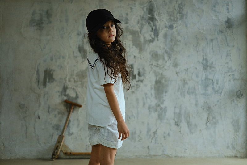 paddle shorts 1 graph white | ギフト・スタイ・出産祝いのMARLMARL