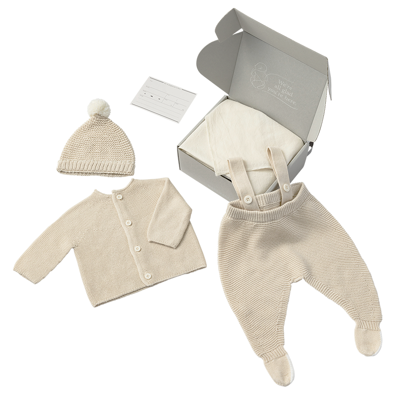 新生児全身コーデセット icicle newborn box 1 shironeri