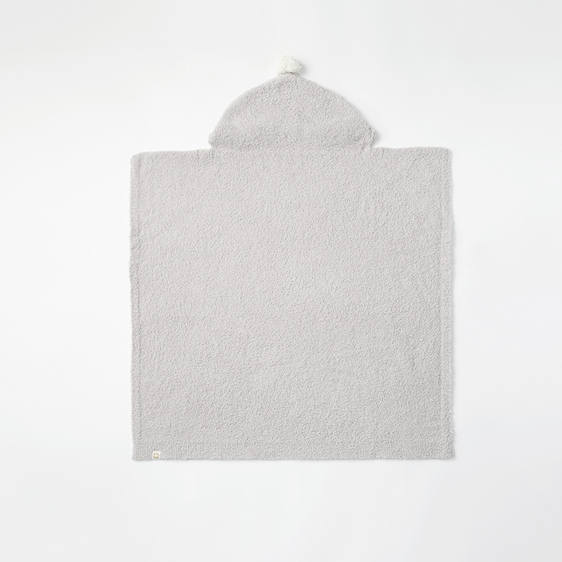 hooded blanket 2 ice grey | ギフト・スタイ・出産祝いのMARLMARL