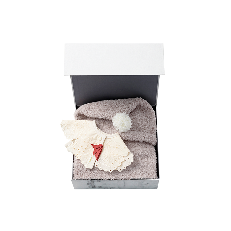 H*a様 【新品未使用】MARLMARL テッパンBOXブランケット＋スタイ3枚 teppan box FAU5 | ギフト・スタイ・出産祝いのMARLMARL（マールマール）