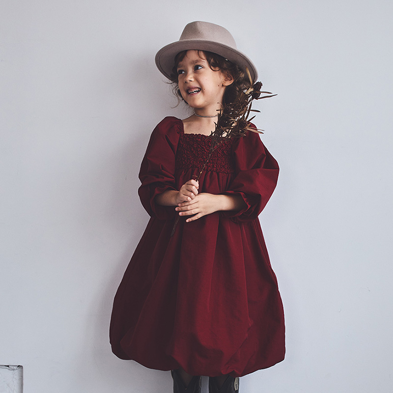 pompadour dress 3 wine