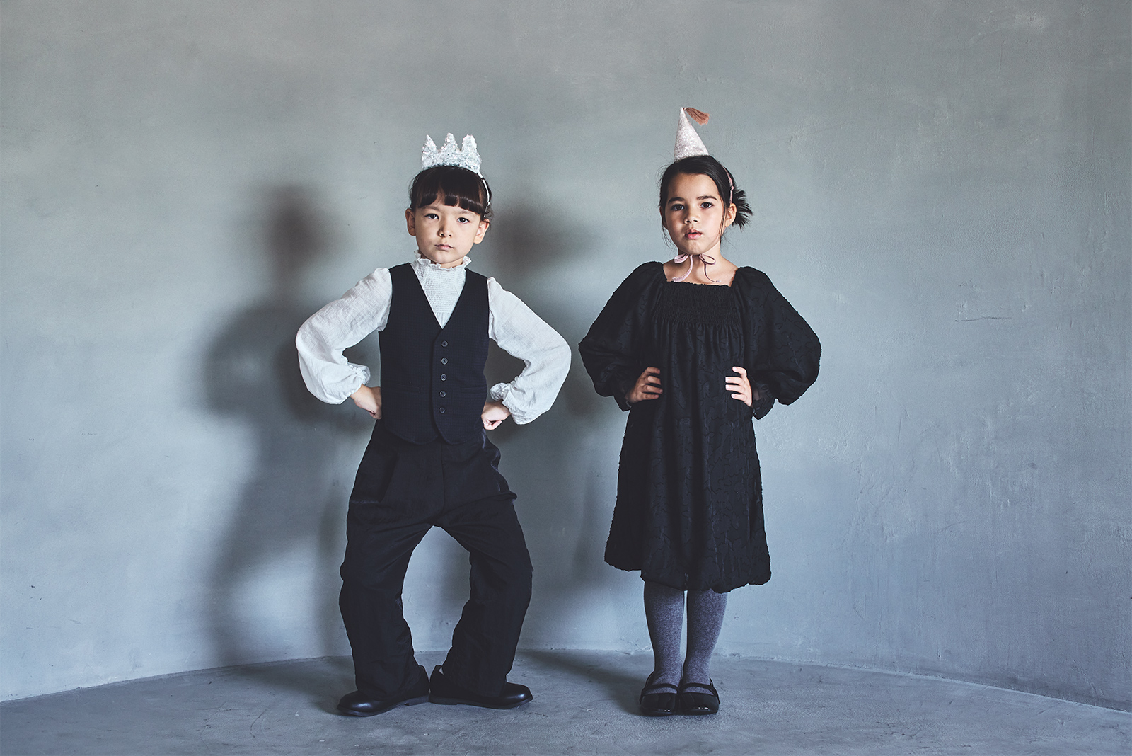 pompadour dress 5 leaf black | ギフト・スタイ・出産祝いのMARLMARL