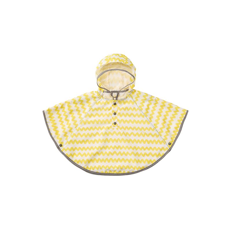 レインポンチョ rain poncho gizagiza yellow
