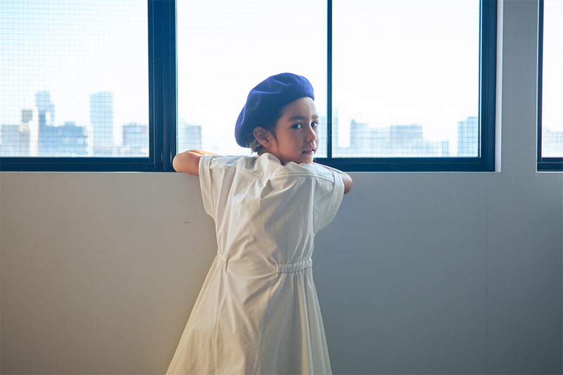 safari dress white | ギフト・スタイ・出産祝いのMARLMARL（マール