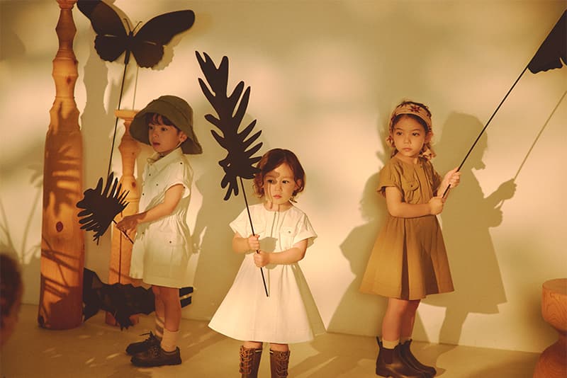 safari dress white | ギフト・スタイ・出産祝いのMARLMARL（マール