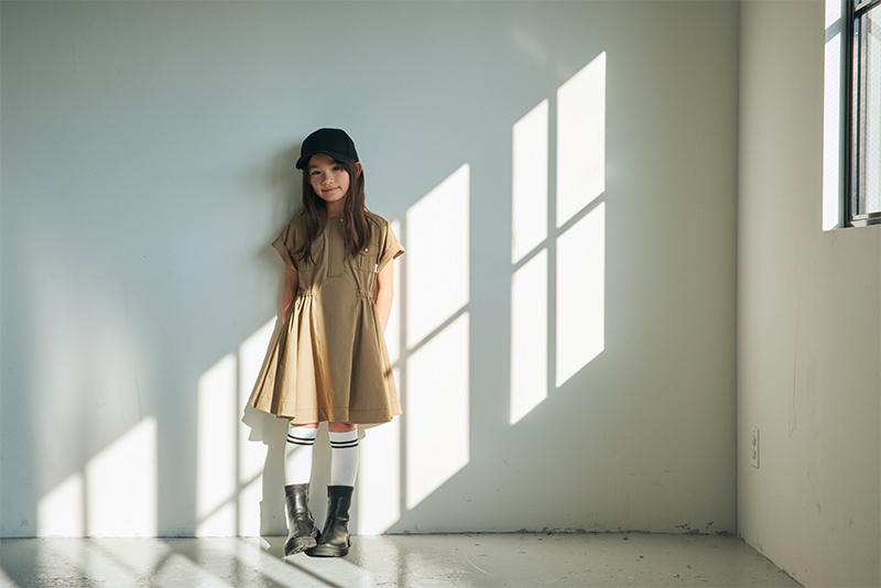 マールマール　プレイウェアsafari dress soil safari dress soil | ギフト・スタイ・出産祝いのMARLMARL（マールマール）