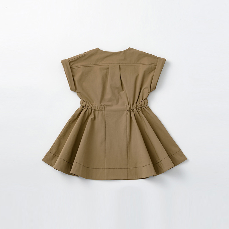まるちゃんカーキベージュ0 safari dress soil | ギフト・スタイ・出産祝いのMARLMARL（マールマール）