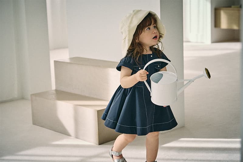 safari dress navy | ギフト・スタイ・出産祝いのMARLMARL（マールマール）