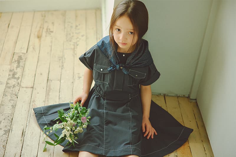 safari dress navy | ギフト・スタイ・出産祝いのMARLMARL（マールマール）