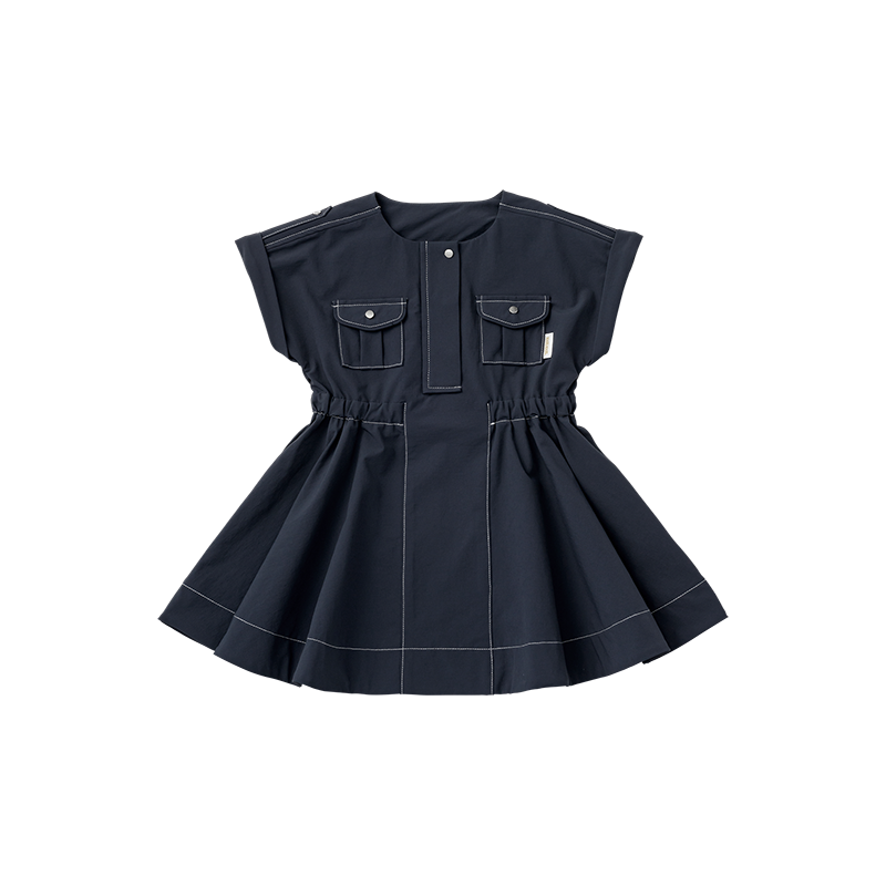 safari dress navy