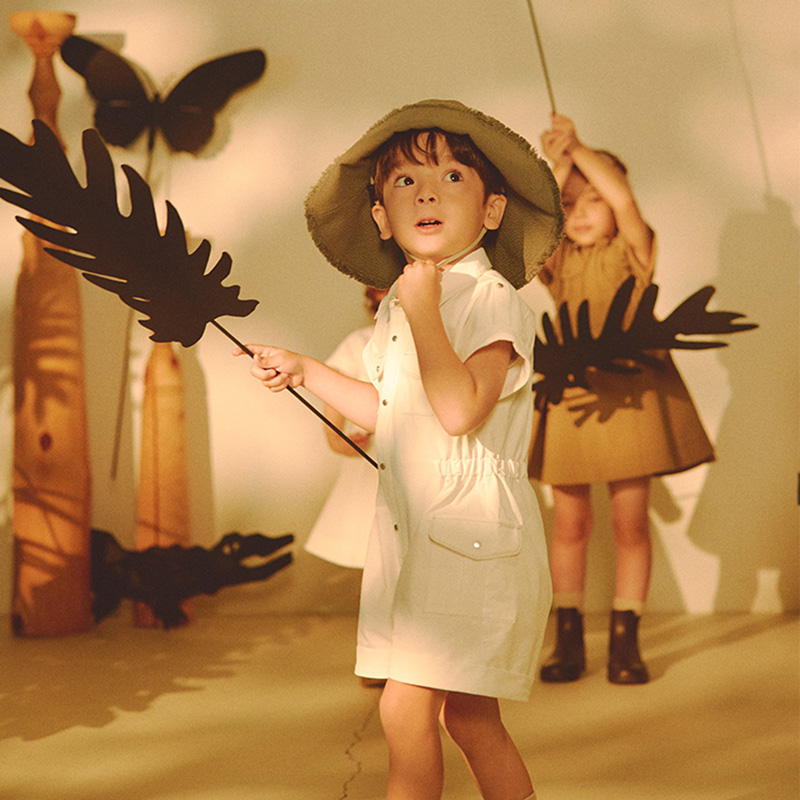 safari jumpsuits white