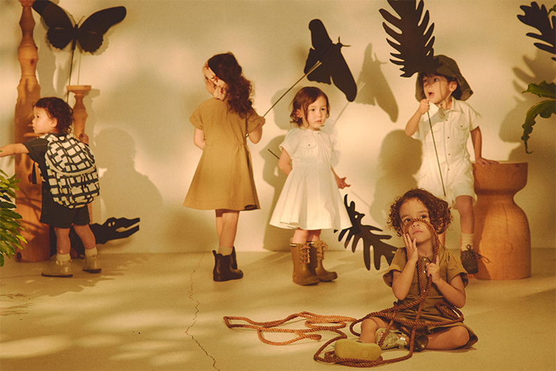 未使用品　MARLMARL サファリ safari jumpsuits safari jumpsuits soil | ギフト・スタイ・出産祝いのMARLMARL（マール