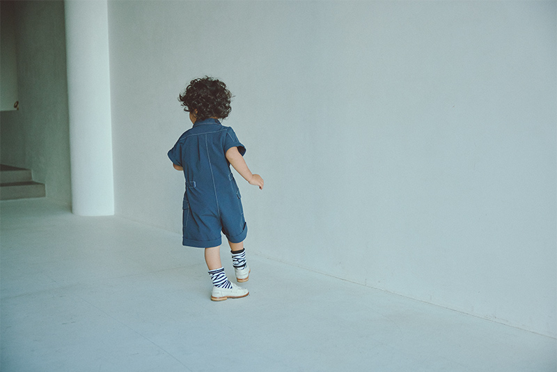 safari jumpsuits navy | ギフト・スタイ・出産祝いのMARLMARL（マール