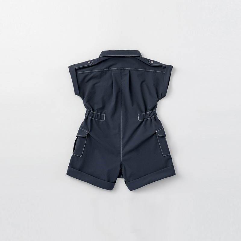 safari jumpsuits navy | ギフト・スタイ・出産祝いのMARLMARL（マール