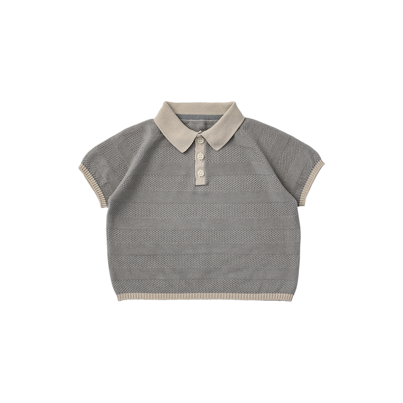 knit polo shirts nezu | ギフト・スタイ・出産祝いのMARLMARL（マール
