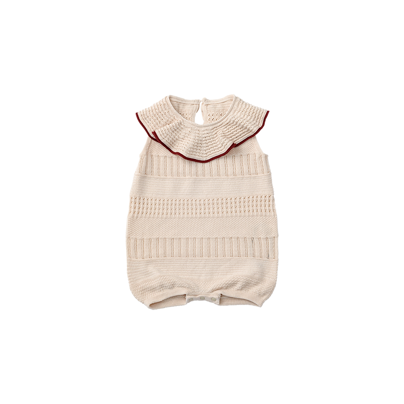 MARLMARL knit frill rompers ニットフリルロンパース MARLMARL] knit frill rompers / ニットフリルロンパース – blossom39