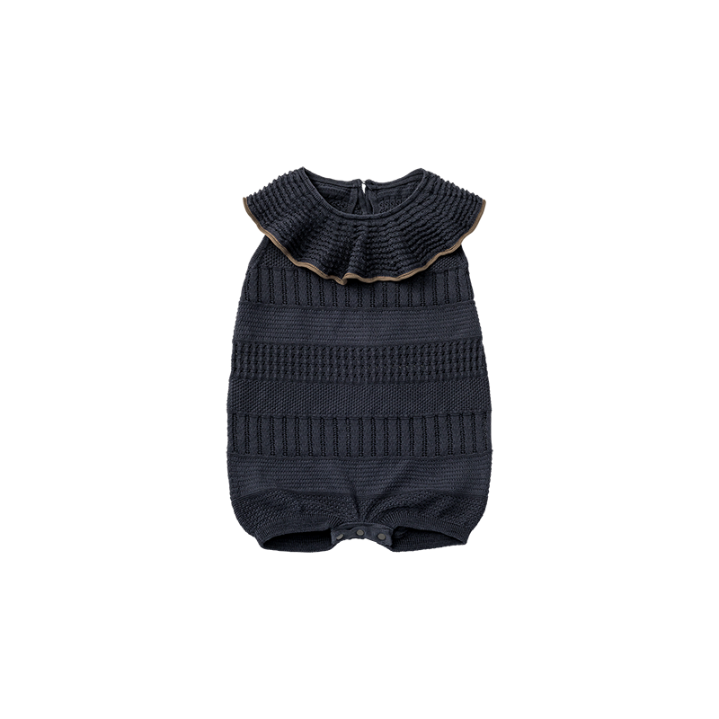 knit frill rompers ai | ギフト・スタイ・出産祝いのMARLMARL（マール