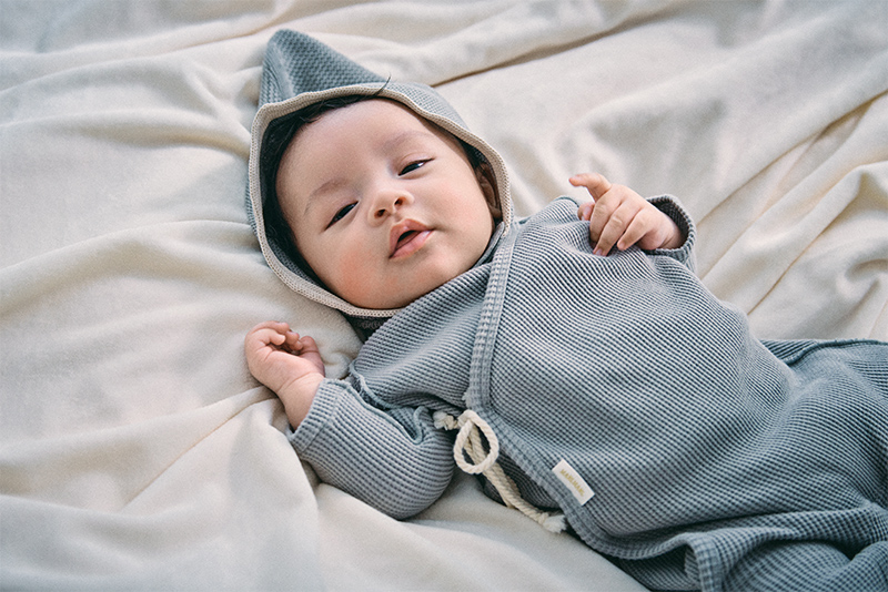 OMATU：アパルトモン：LINEN BOYS KNIT knit bonnet mini nezu | ギフト・スタイ・出産祝いのMARLMARL（マール