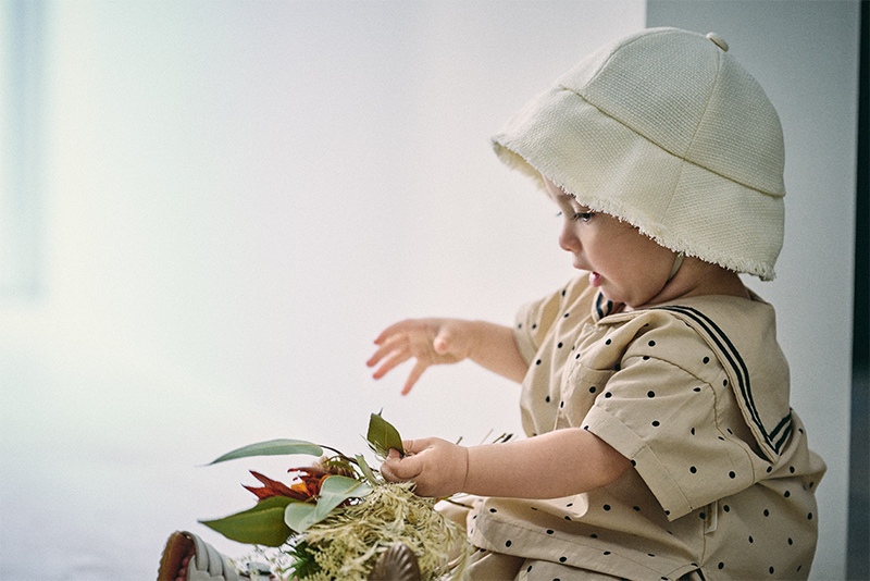 brim infant white | ギフト・スタイ・出産祝いのMARLMARL（マールマール）